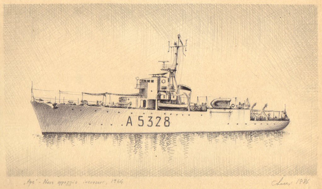 1964 - Nave appoggio incursori 'Ape'